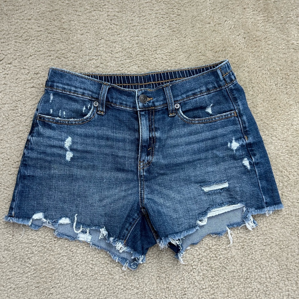 Aerie Ripped Jean Shorts